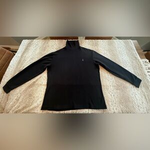 Ralph Lauren Polo Mens turtle neck, Medium, Black, Pony Logo